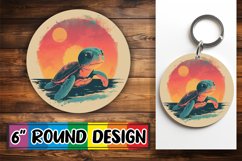 Throwback Creatures Round Sublimation Edition Product Image 1