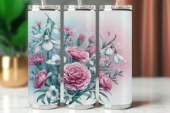 Spring Tumbler Wrap 20 oz - peony Product Image 1