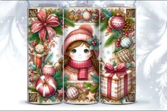 4 Christmas Seamless Tumbler Wrap 20 oz Product Image 2