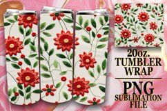 Springtime 3D Floral Tumbler Art Product Image 1