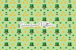 St. Patrick's Day Seamless Patterns - Leprechaun &amp; Clovers Product Image 5