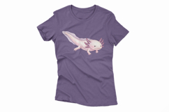 Cute Axolotl Underwater Animal Mexican Salamander PNG Summer Product Image 4