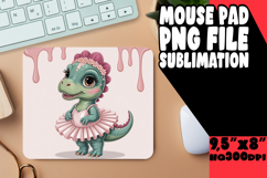 BLISSFUL MOUSE MAT FUN IDEAS, Cute Dino Product Image 1