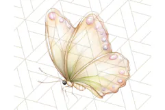 Pastel Fairies and Butterflies PNG, Spring Fantasy Clipart Product Image 3