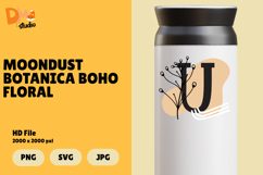 Moondust Botanica Boho Floral Monogram Product Image 1