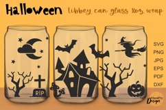 Halloween bundle Libbey glass 16oz | Can glass wrap svg Product Image 3