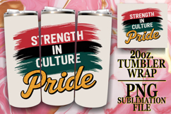 GENTLE SPIRITS 20oz TUMBLER WRAP, Juneteenth Product Image 1