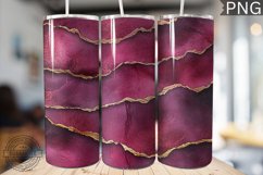 Burgundy Alcohol Ink Tumbler Wrap - High Quality 300 Dpi Product Image 1