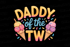 Daddy of the two svg | Father&#039;s day Svg | Svg Files Product Image 1