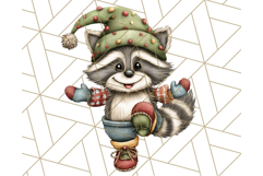 Christmas Animal Clipart, Festive Animals in Holiday Outfits Product Image 3