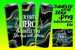 Custom 20oz Tumbler Design , Religious Product Image 1