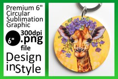 Spring Giraffe Round Design Cups Product Image 1