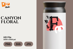 Canyon Floral Monogram Product Image 1