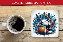 square coaster - american football Product Image 1