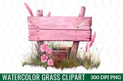 Watercolor Grass Clipart Product Image 1