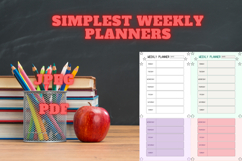 best simplest weekly planner freebie 59,free Weekly planner Product Image 3