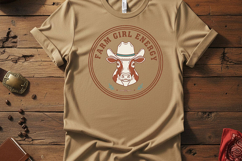 Farm Girl Energy Png, Western Cowgirl Sublimation Design Product Image 2