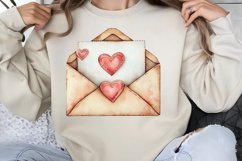 Watercolor Valentine Clipart PNG Product Image 1