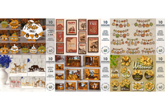 3D Autumn Mega bundle laser cut. Fall home decor SVG Product Image 7