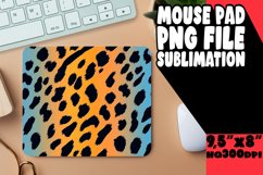 Exotic Gradient Leopard Mouse Pad PNG Product Image 1