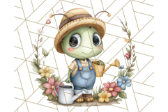 Cute Insects Clipart, Cartoon Bugs, Bug PNG Illustrations Product Image 3