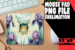 CHEERFUL MOUSE PAD SUBLIMATION PNG, Animals In Wall Product Image 1