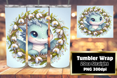 Personalized 20oz Tumbler Gift , Dragon Product Image 1