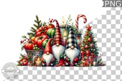 Christmas Gnome Sublimation - Clipart PNG Design Product Image 1