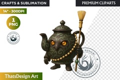 Fantasy Food Characters RPG Clipart PNG Graphics Product Image 1