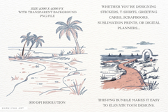 Summer Beach Path Clipart Product Image 2