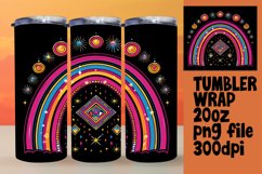 Rainbow Noir: Sublimation Tumbler Creations Product Image 1