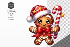 Christmas clipart|Gingerman clipart|Christmas sublimation Product Image 1