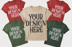 Christmas Family Matching Group T-Shirt Mockups | Holiday Fl Product Image 1