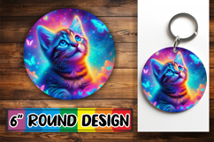 Sweet Keychain Designs for Gifts PNG, Cat Product Image 1