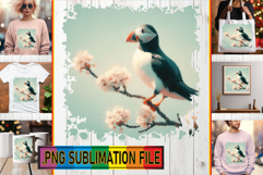 Joyful Sublimation TSHIRT Art, Birds Product Image 1