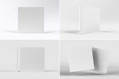 Square Book Mockup - 12 views Product Image 9