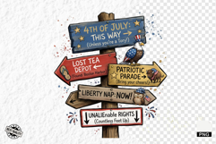 Patriotic Animals Signspots PNG Clipart Product Image 1