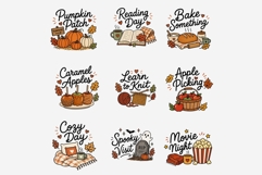 Fall Bucket List Clipart PNG, 31 Autumn Activity Product Image 4