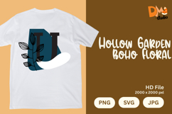 Hollow Garden Boho Floral Monogram Product Image 1