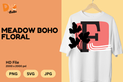 Meadow Boho Floral Monogram Product Image 1
