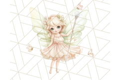 Pastel Fairies and Butterflies PNG, Spring Fantasy Clipart Product Image 3