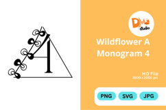 Wildflower Monogram Symbol Product Image 1