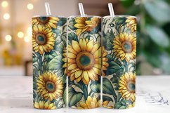 Sunflower Tumbler Wrap | Sublimation | Tumblers Product Image 1