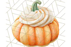 Halloween Cookie Clipart PNG, Spooky Sugar Treat Art Product Image 3