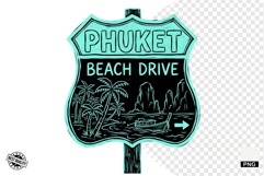 Summer Travel Road Signs PNG Clipart Product Image 1