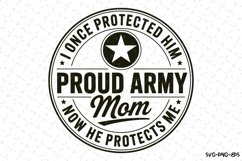 Proud Army Mom svg | 4th of july Svg | Svg Cut Files Product Image 1