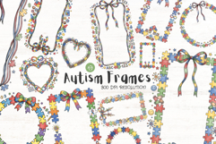 Autism Frame Clipart Product Image 1