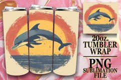 Retro Animal Pattern Tumbler Sublimation 20oz Product Image 1