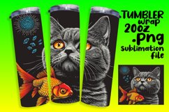 Cat Couture: Sublimation Tumblers for Discerning Tastes Product Image 1