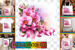 Elegant TSHIRT Gift Magic PNG, Flowers Product Image 1